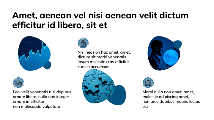 Flat Bubble Blue Professional slide 6